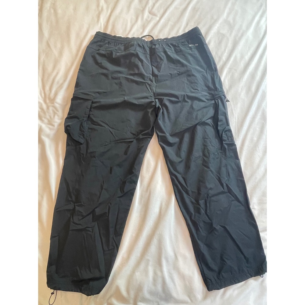 Columbia Sportswear Women 2X Cargo Pants Black Hiking Outdoor Lightweight Reg - Picture 13 of 15
